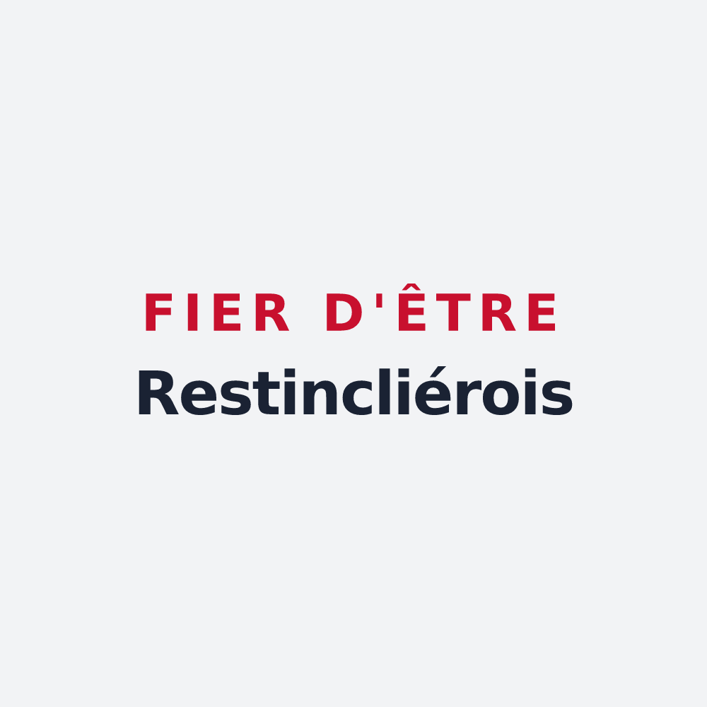 Poster « Fier d'être Restincliérois » — design pour Restinclières