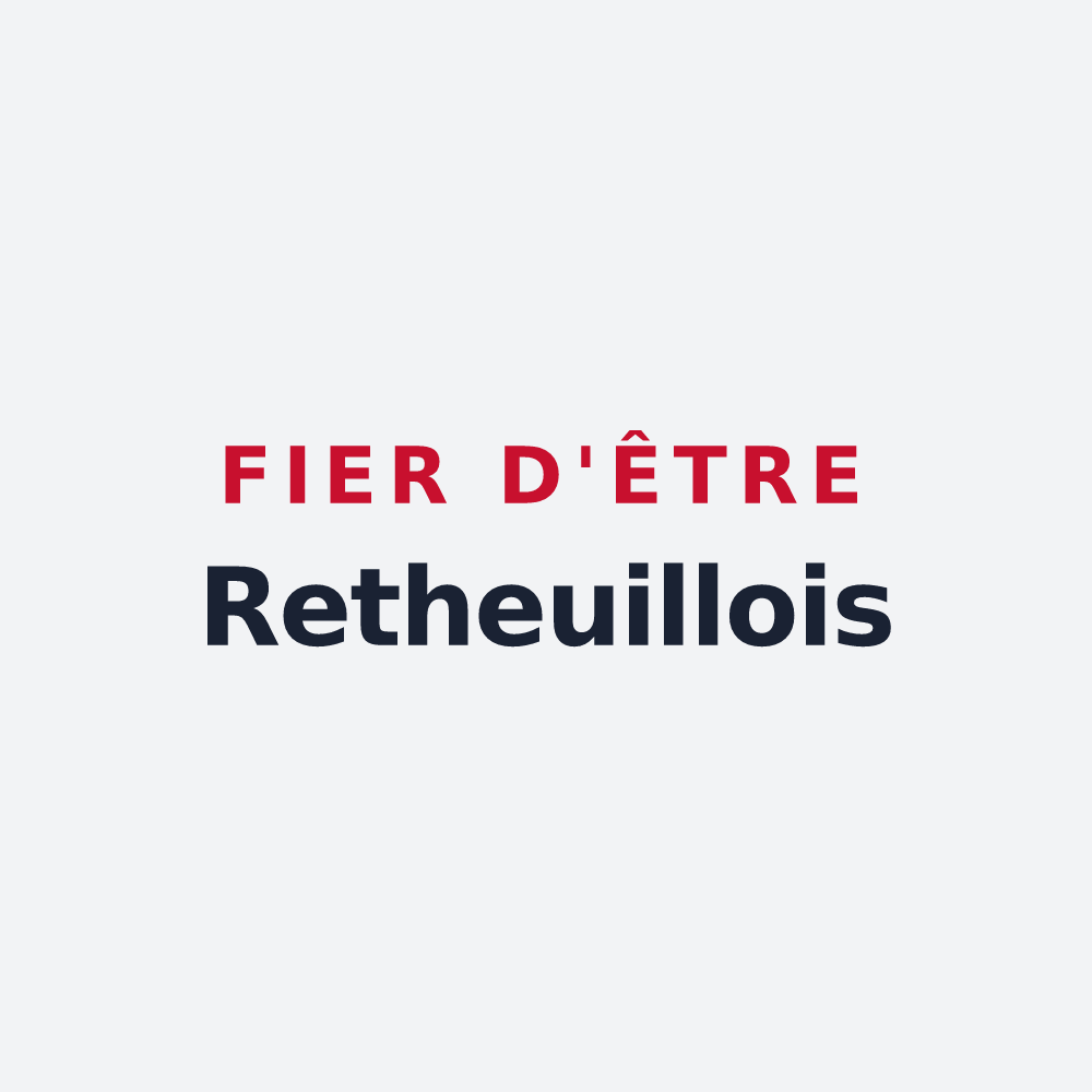 Poster « Fier d'être Retheuillois » — design pour Retheuil