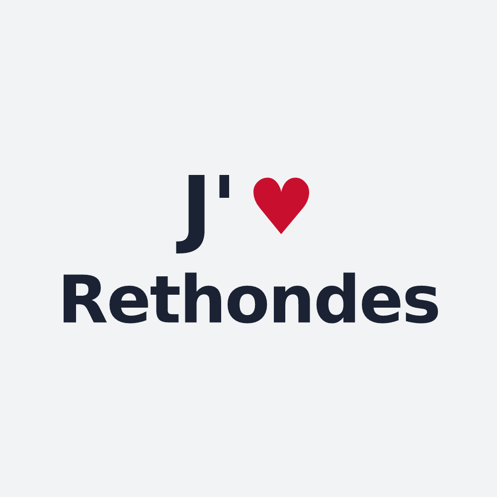 Poster personnalisé Rethondes — design J'aime Rethondes