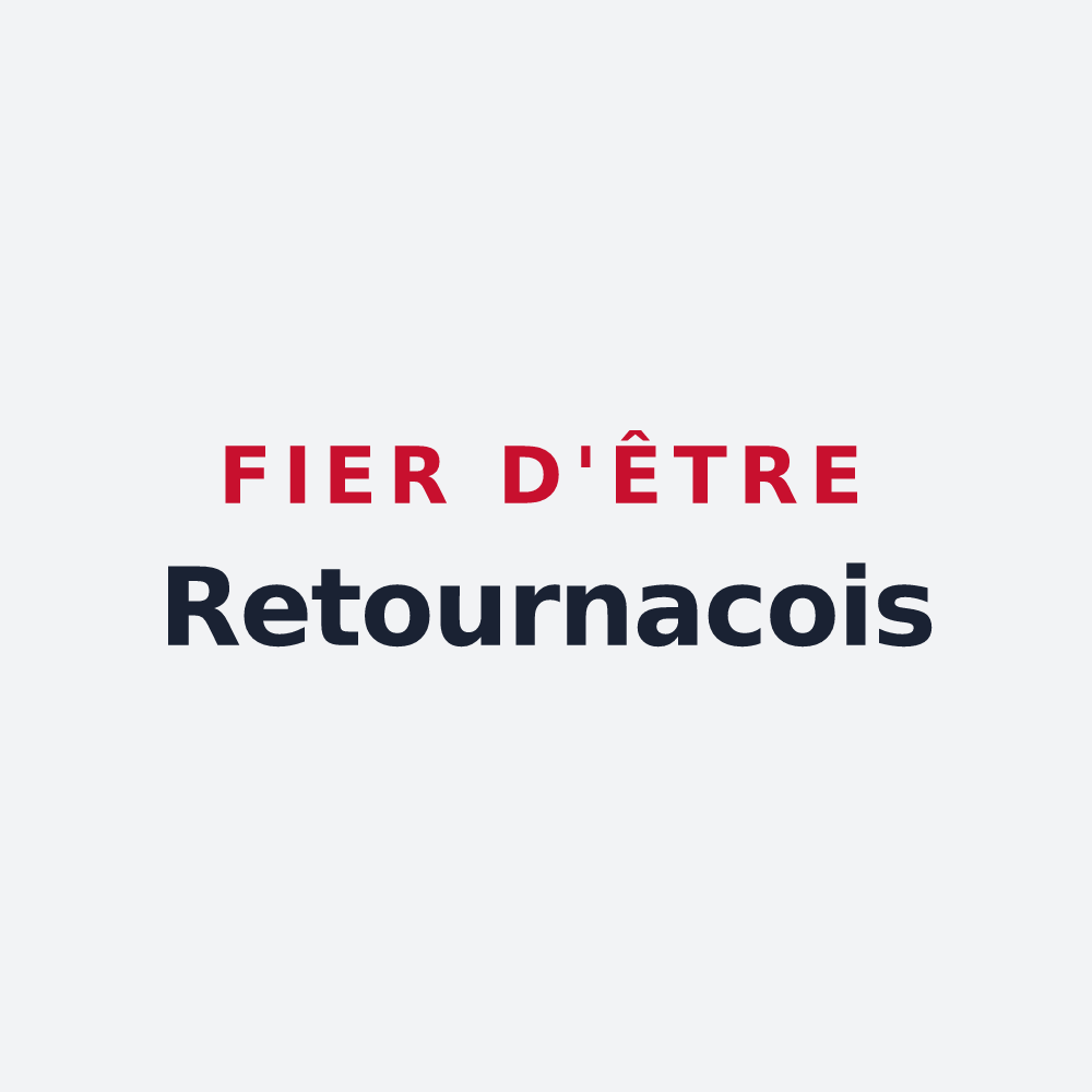 Poster « Fier d'être Retournacois » — design pour Retournac