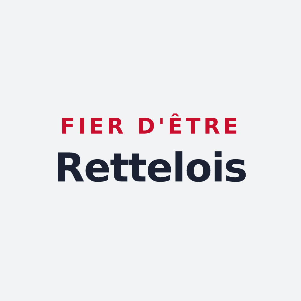 Poster « Fier d'être Rettelois » — design pour Rettel