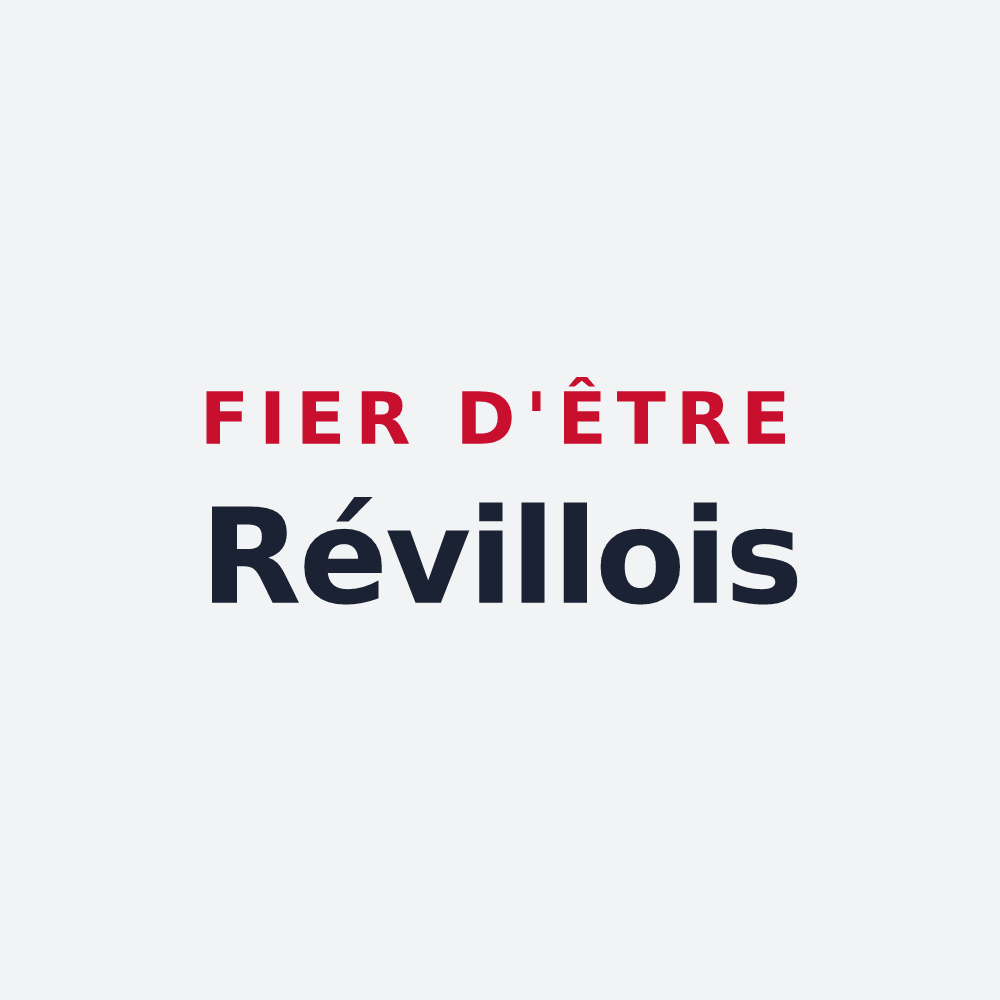 Poster « Fier d'être Révillois » — design pour Reuilly-Sauvigny