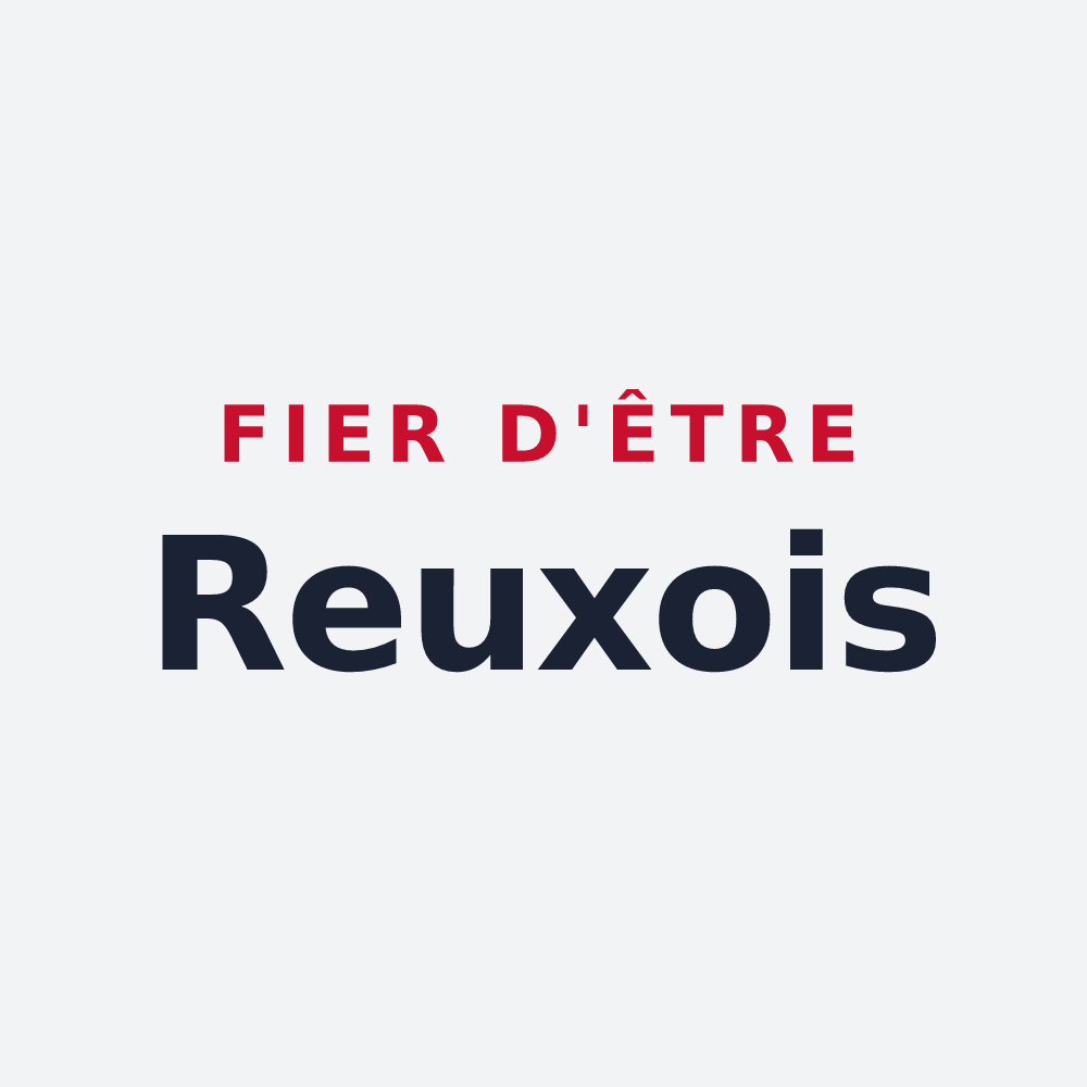 Poster « Fier d'être Reuxois » — design pour Reux