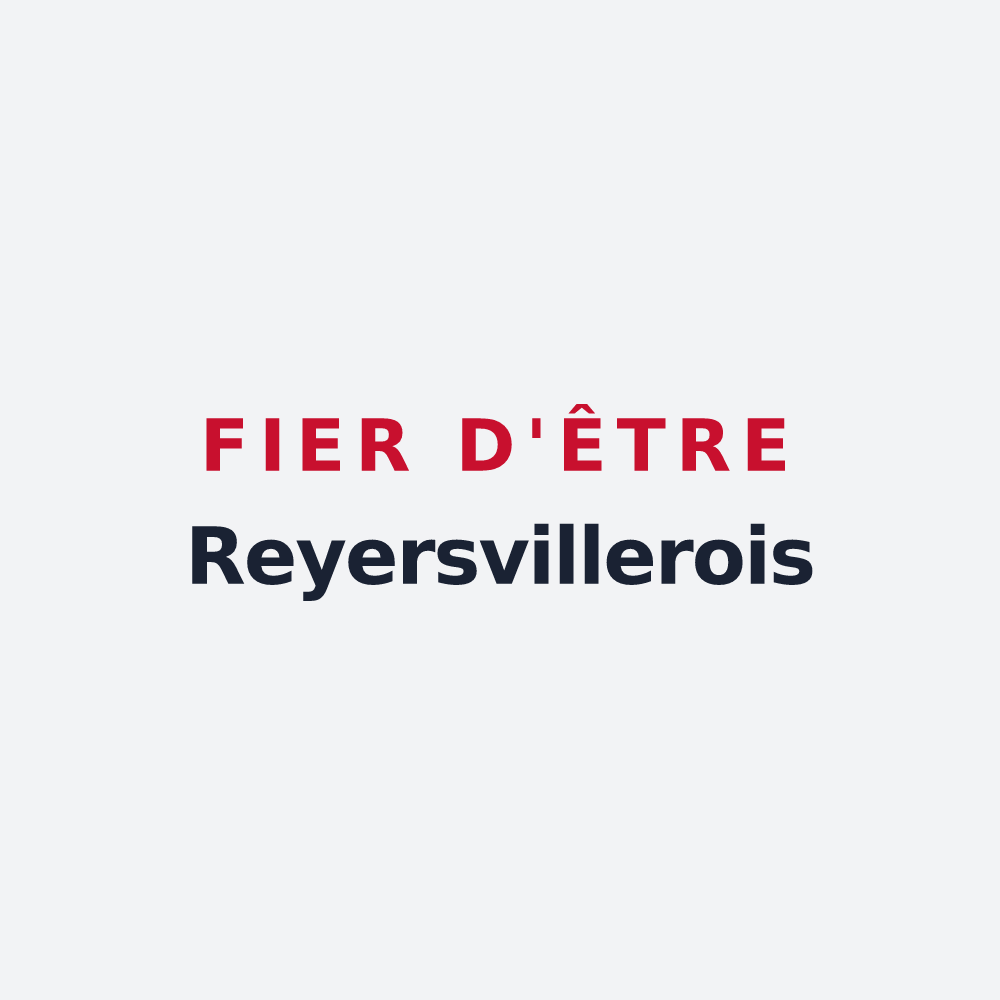 Poster « Fier d'être Reyersvillerois » — design pour Reyersviller
