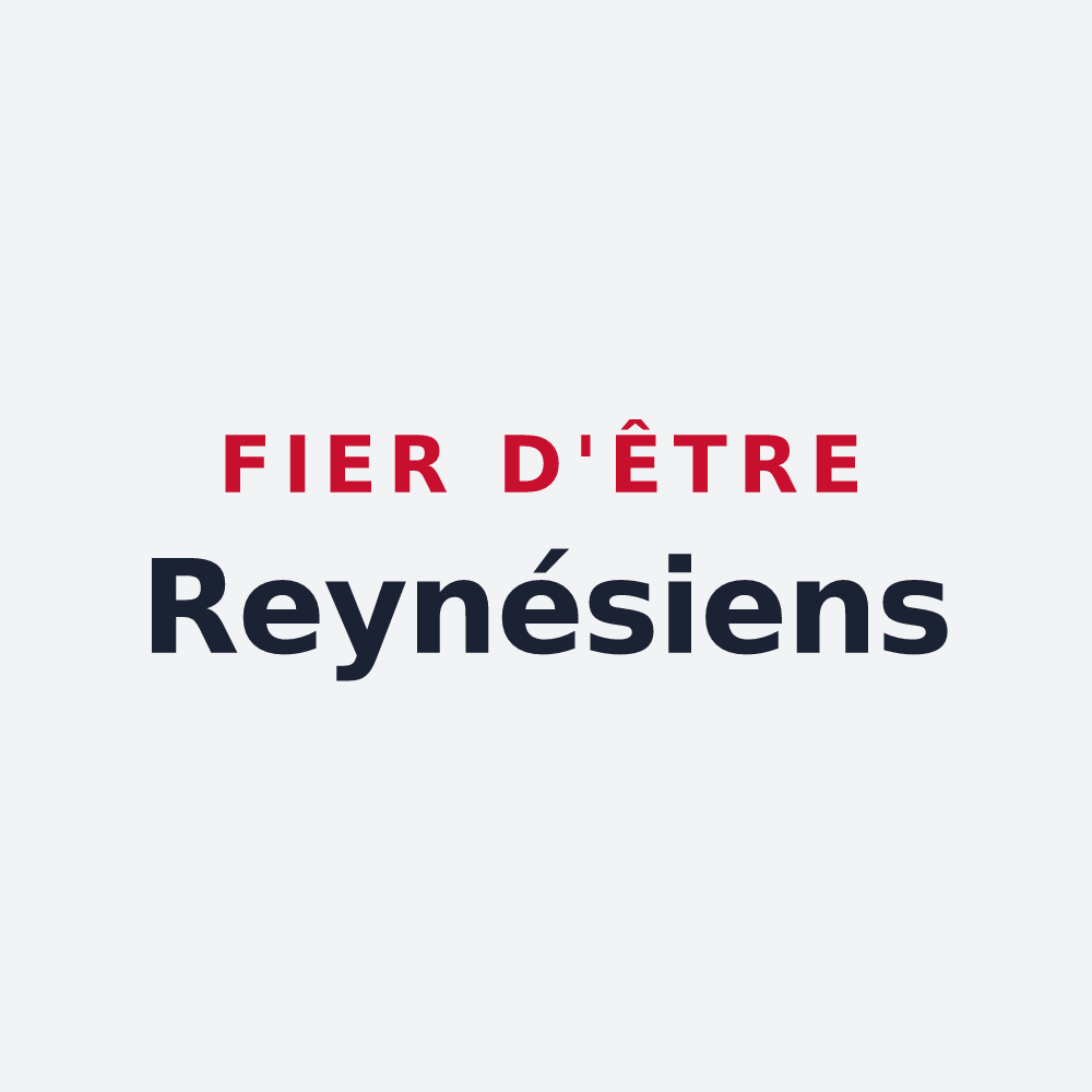 Poster « Fier d'être Reynésiens » — design pour Reynès
