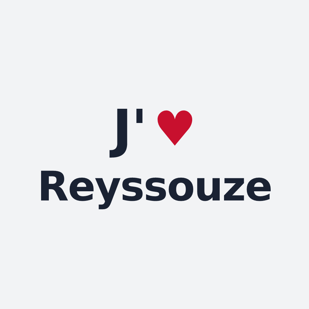 Poster personnalisé Reyssouze — design J'aime Reyssouze