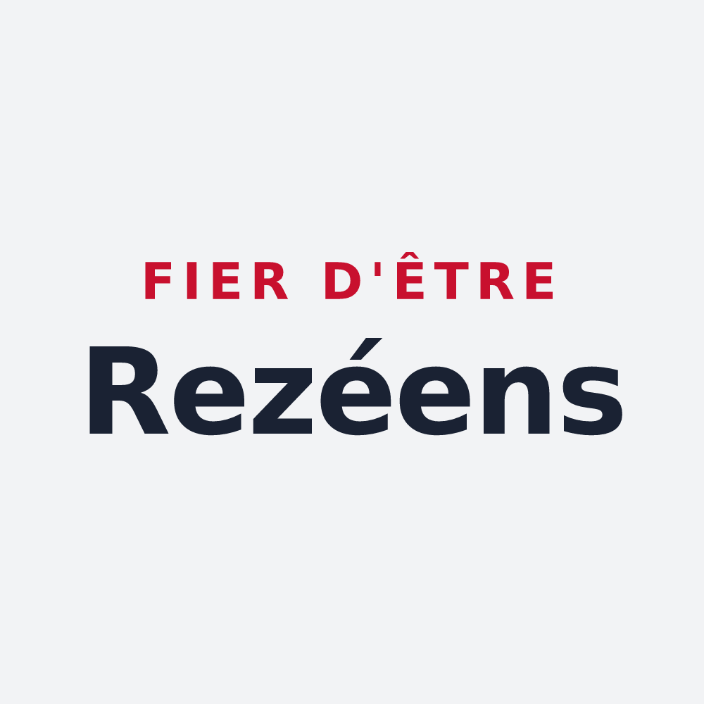 Poster « Fier d'être Rezéens » — design pour Rezé