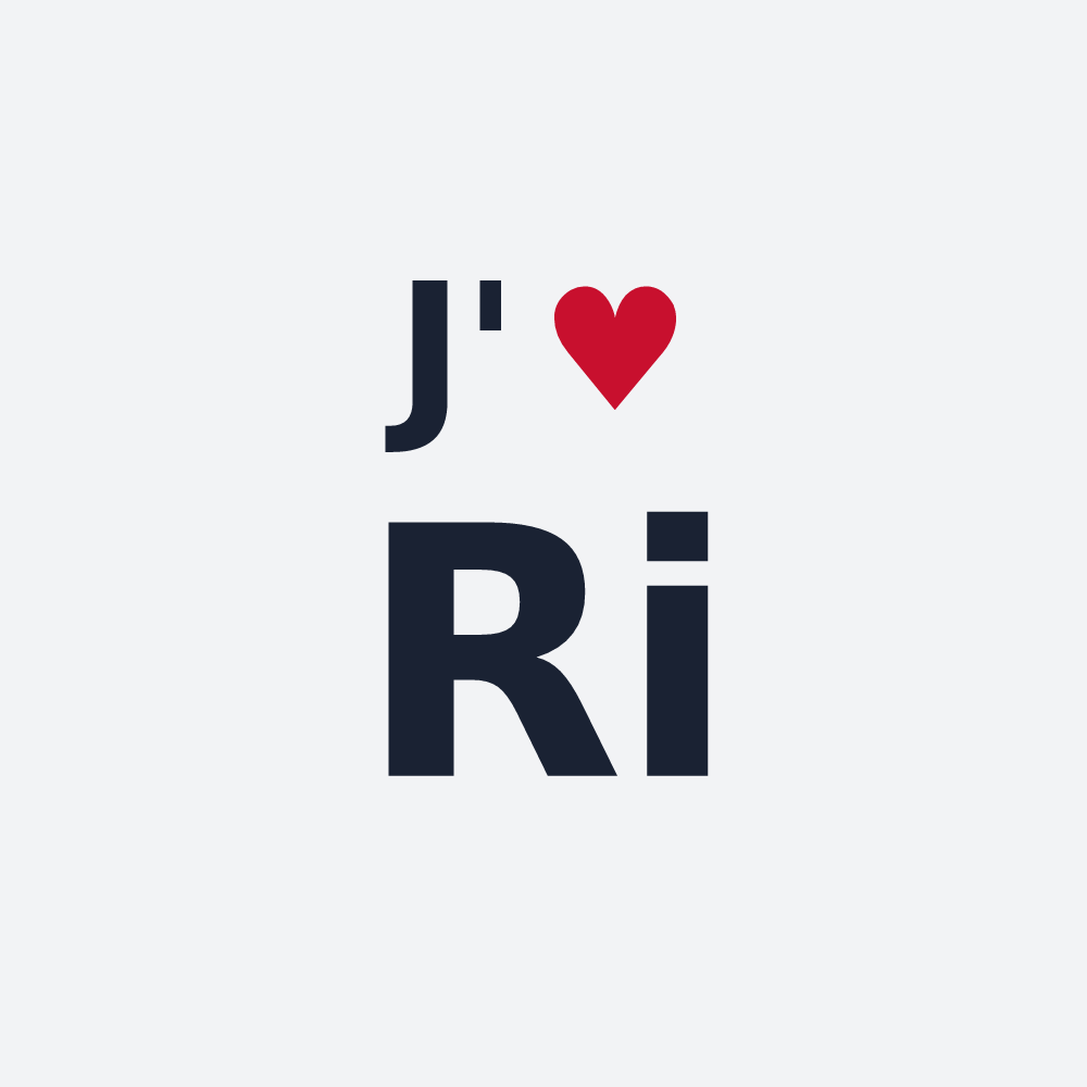 Poster personnalisé Ri — design J'aime Ri