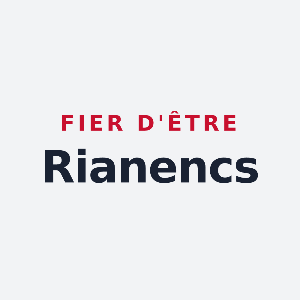 Poster « Fier d'être Rianencs » — design pour Ria-Sirach