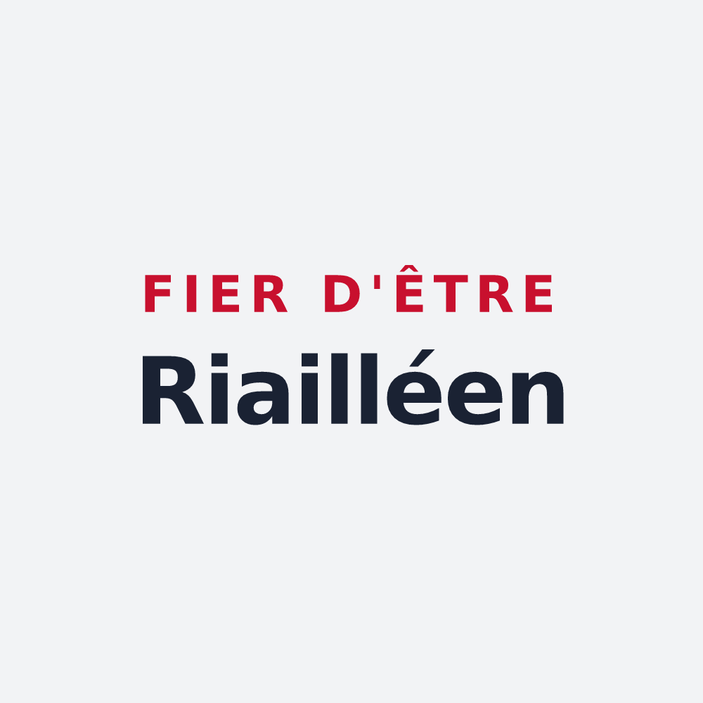 Poster « Fier d'être Riailléen » — design pour Riaillé