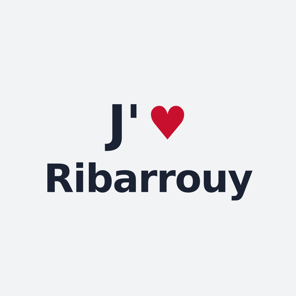 Poster personnalisé Ribarrouy — design J'aime Ribarrouy