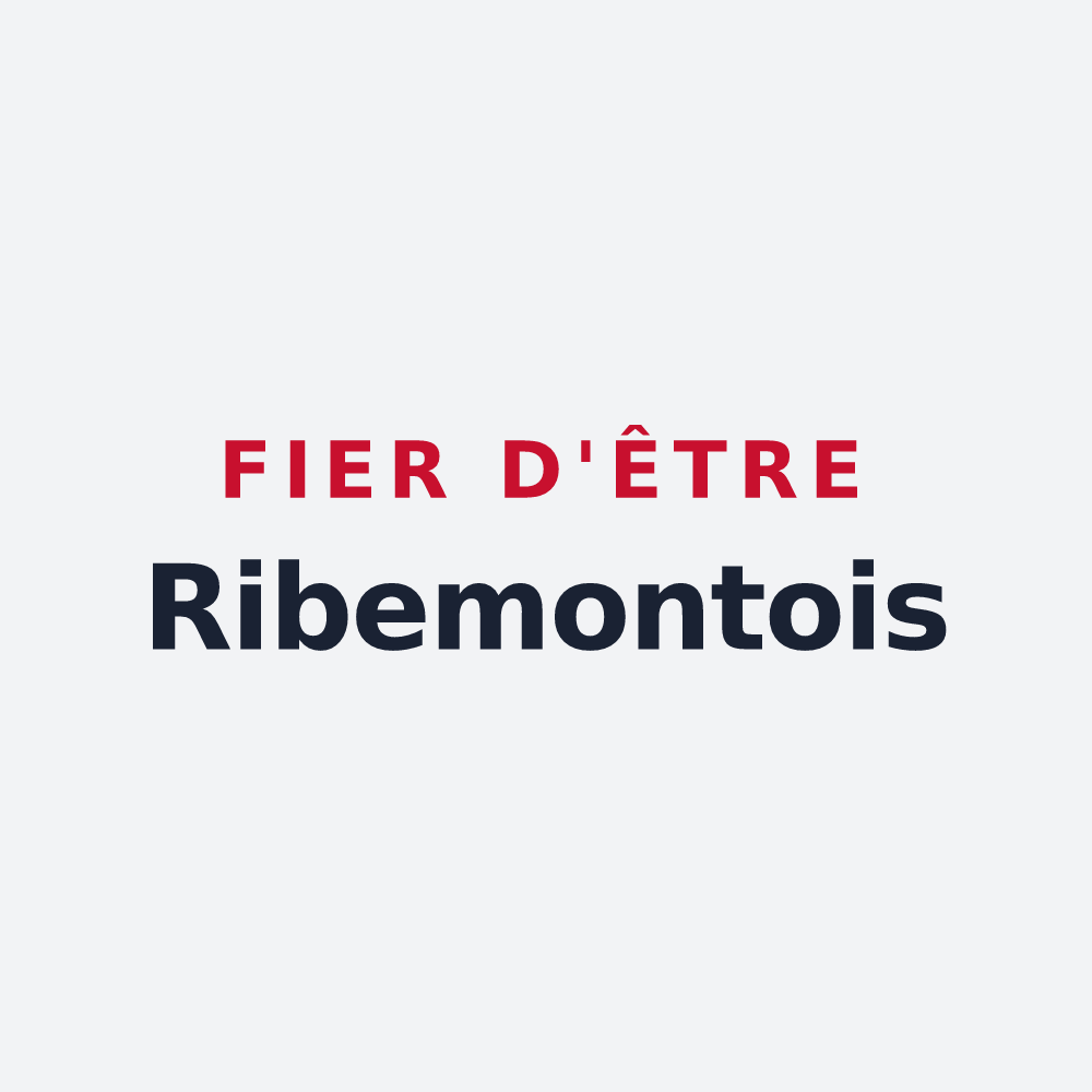 Poster « Fier d'être Ribemontois » — design pour Ribemont