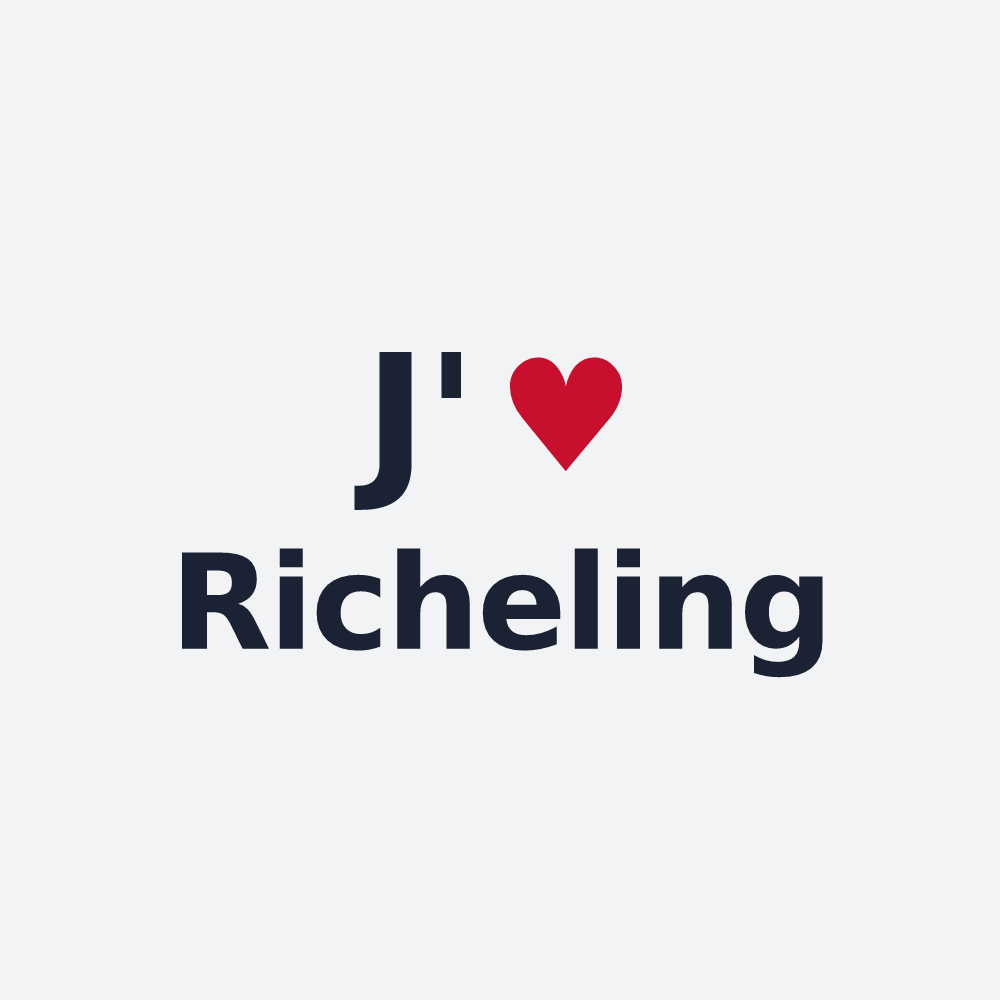 Poster personnalisé Richeling — design J'aime Richeling