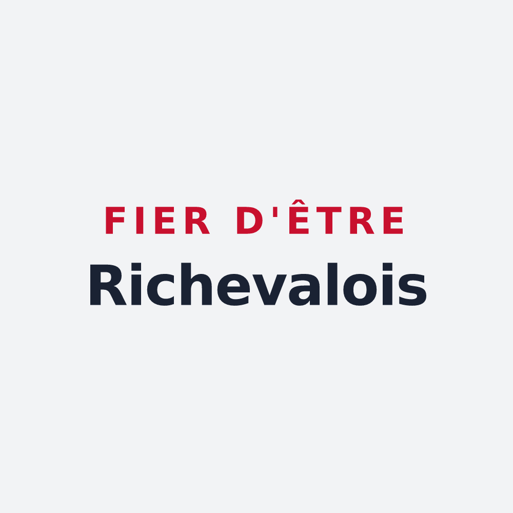 Poster « Fier d'être Richevalois » — design pour Richeval