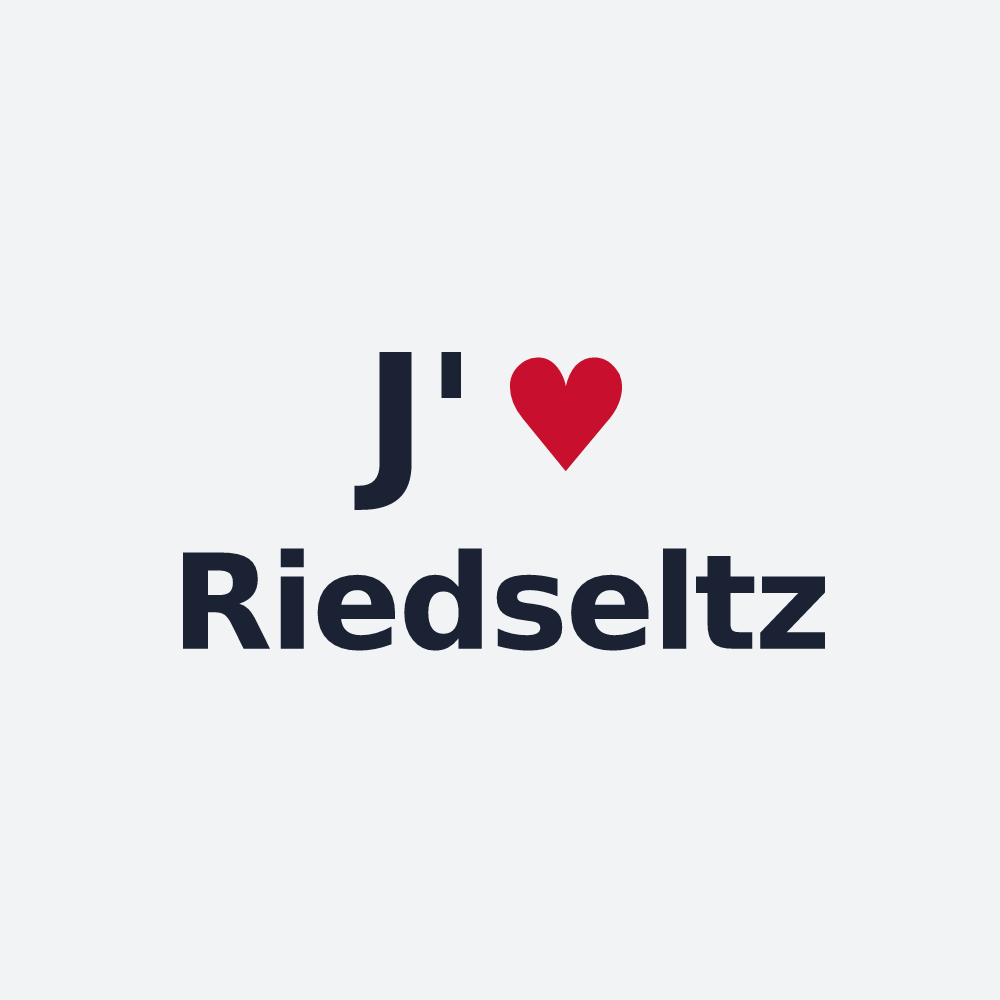 Poster personnalisé Riedseltz — design J'aime Riedseltz