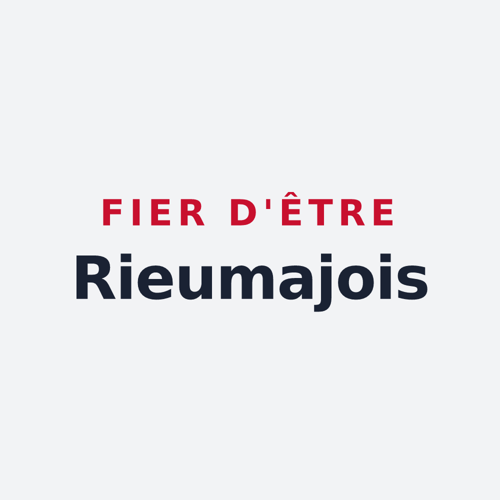 Poster « Fier d'être Rieumajois » — design pour Rieumajou