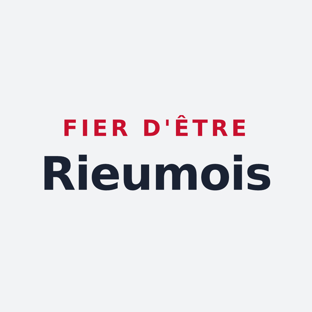 Poster « Fier d'être Rieumois » — design pour Rieumes