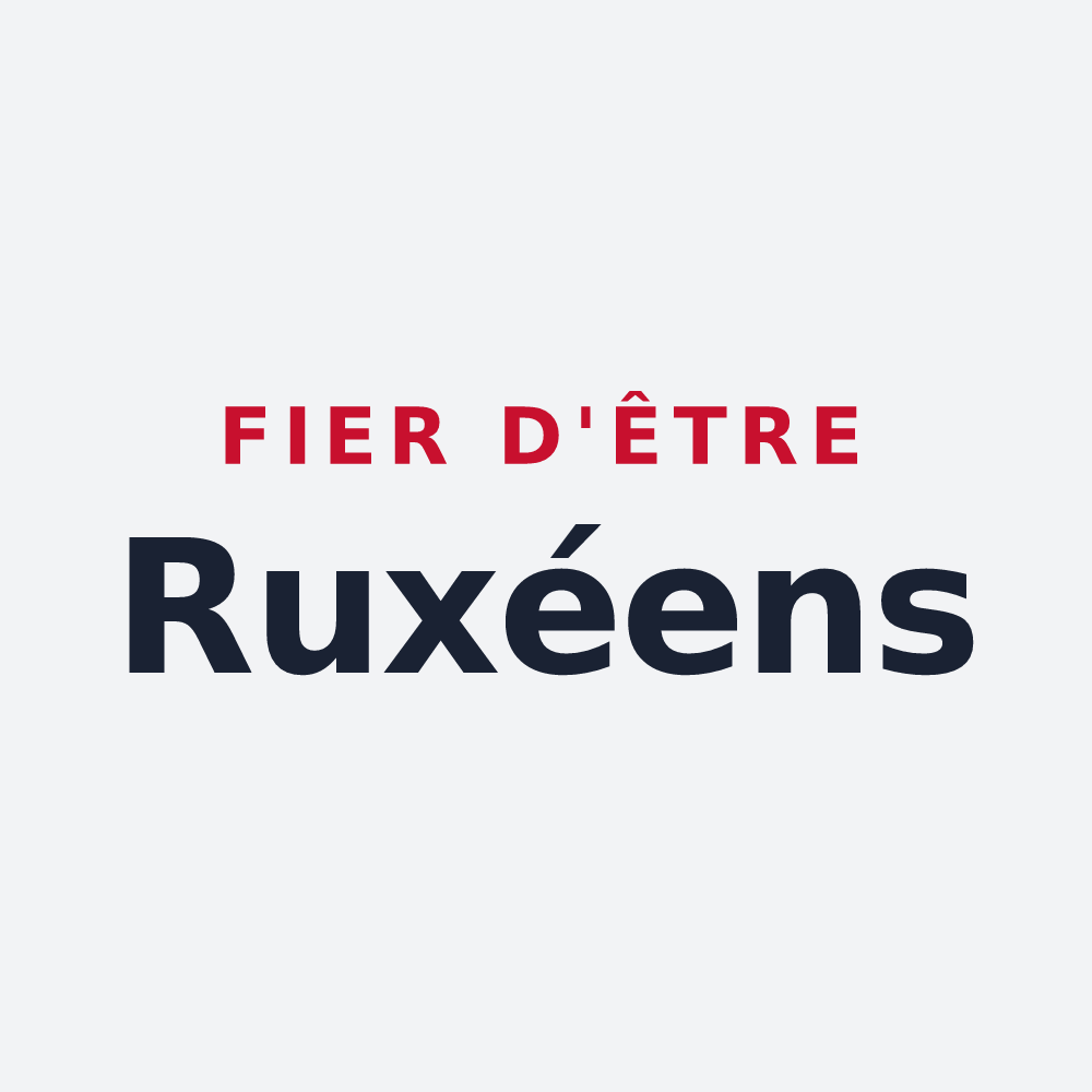 Poster « Fier d'être Ruxéens » — design pour Rieux-de-Pelleport