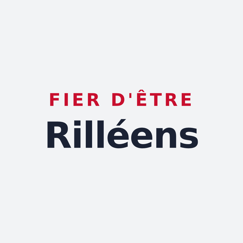 Poster « Fier d'être Rilléens » — design pour Rillé