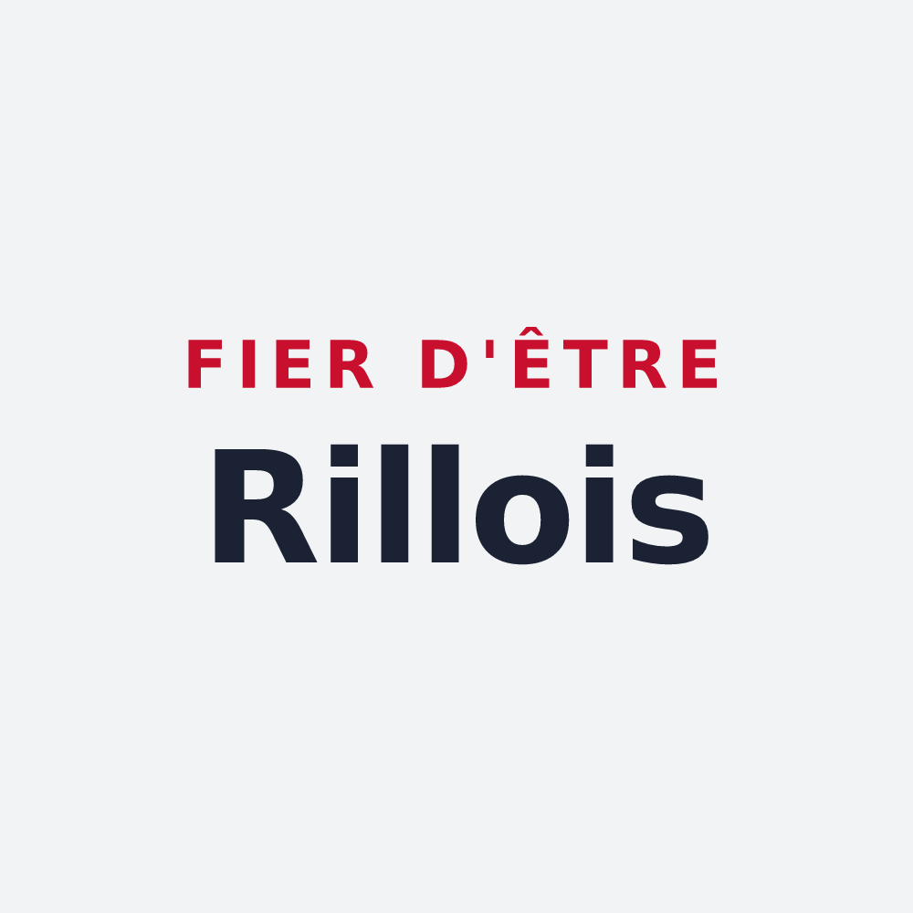 Poster « Fier d'être Rillois » — design pour Rilly-la-Montagne
