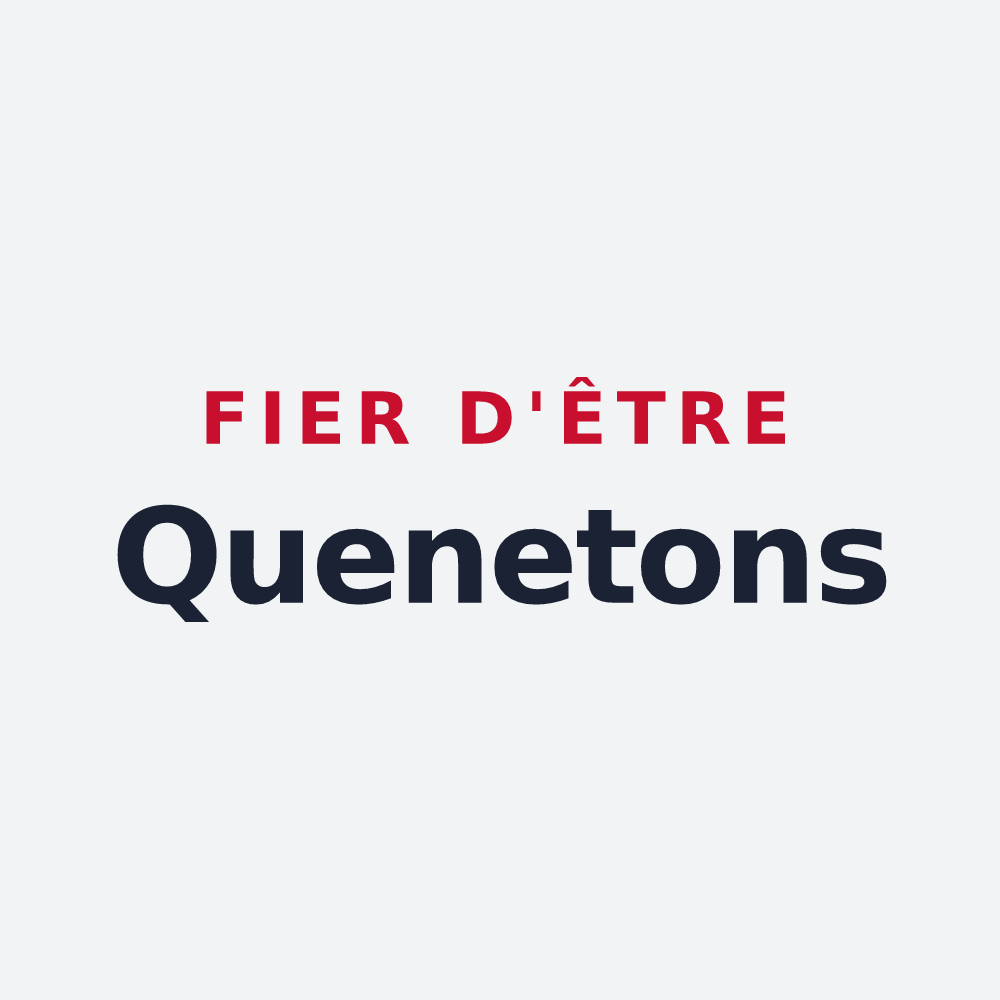 Poster « Fier d'être Quenetons » — design pour Rilly-Sainte-Syre