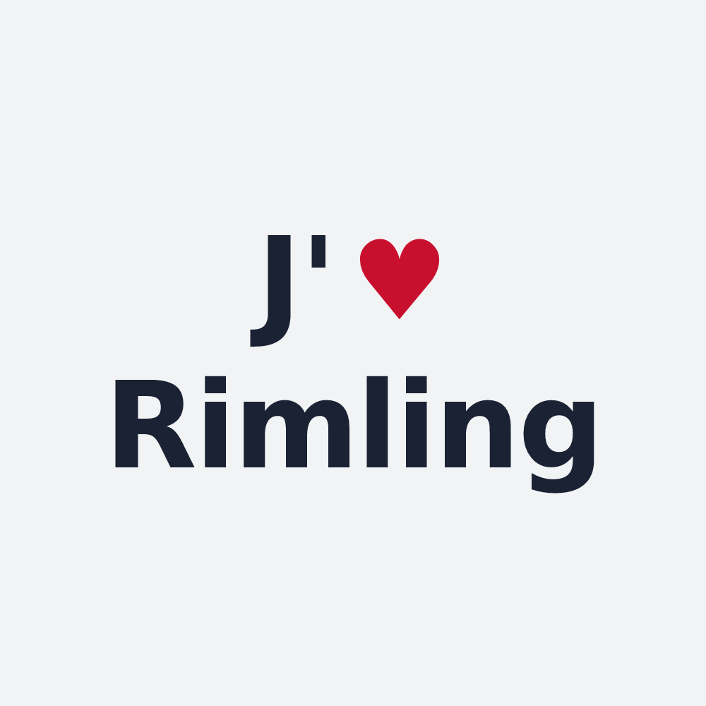 Poster personnalisé Rimling — design J'aime Rimling
