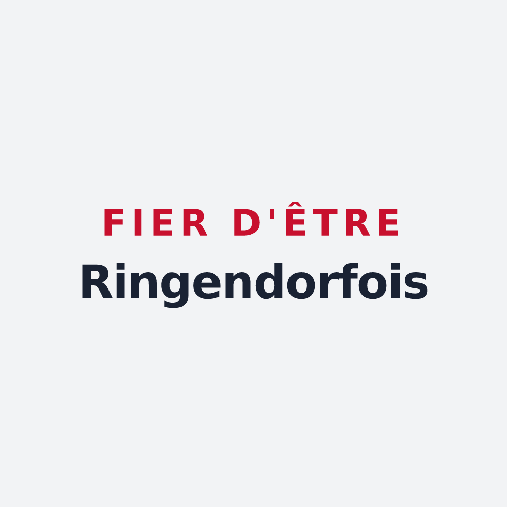 Poster « Fier d'être Ringendorfois » — design pour Ringendorf