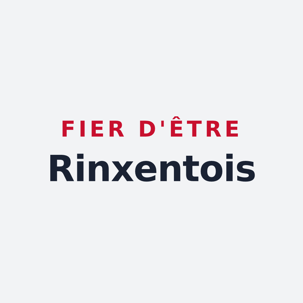 Poster « Fier d'être Rinxentois » — design pour Rinxent