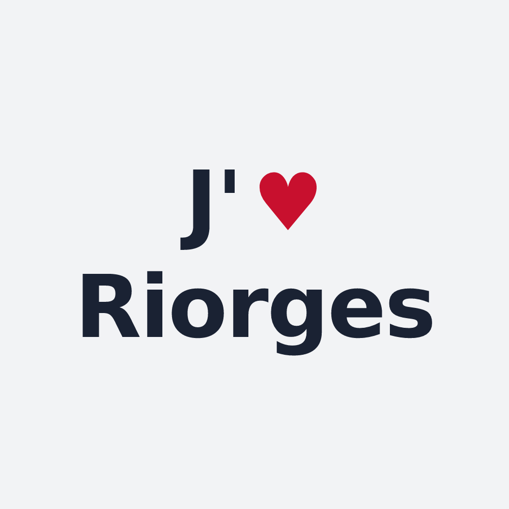 Poster personnalisé Riorges — design J'aime Riorges
