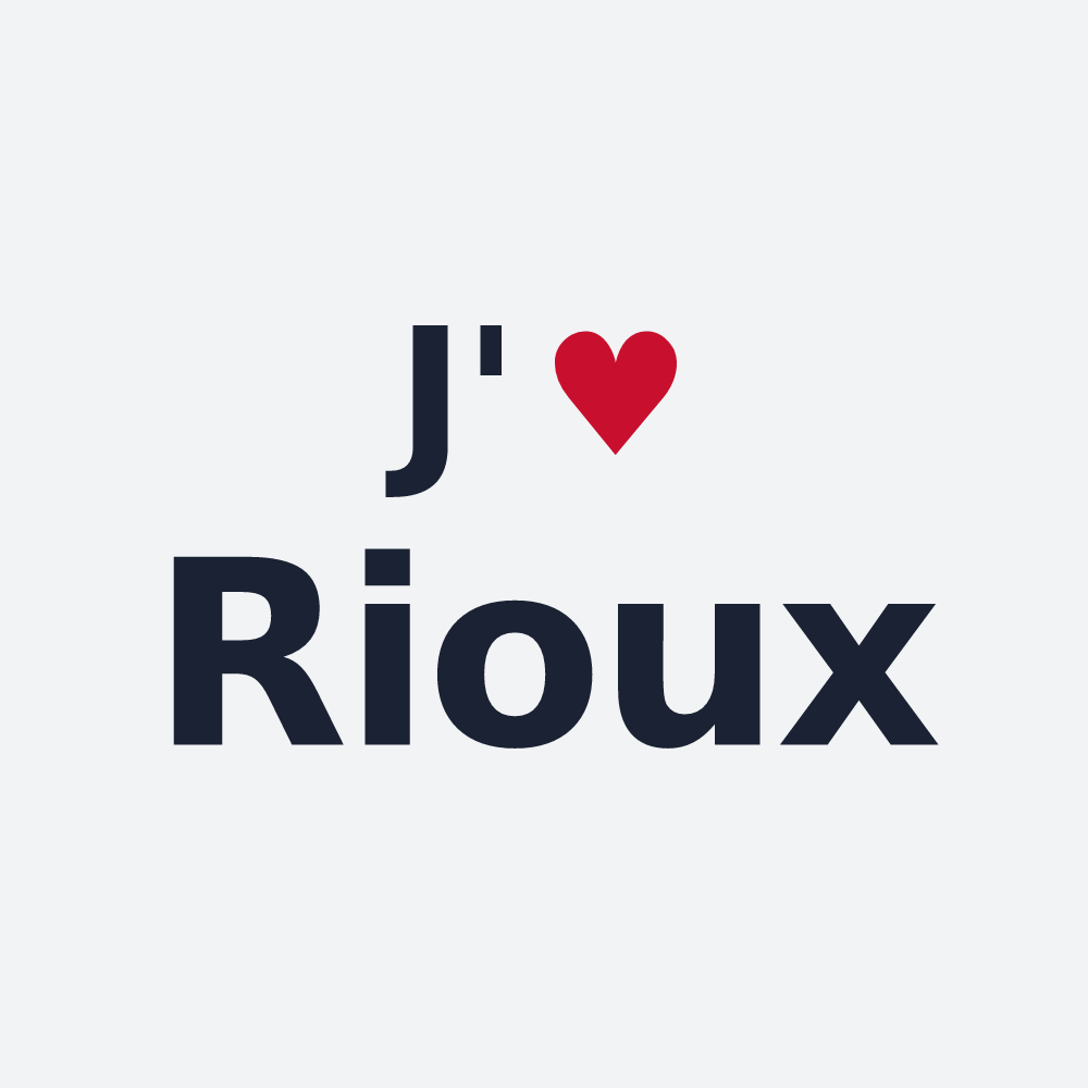 Poster personnalisé Rioux — design J'aime Rioux