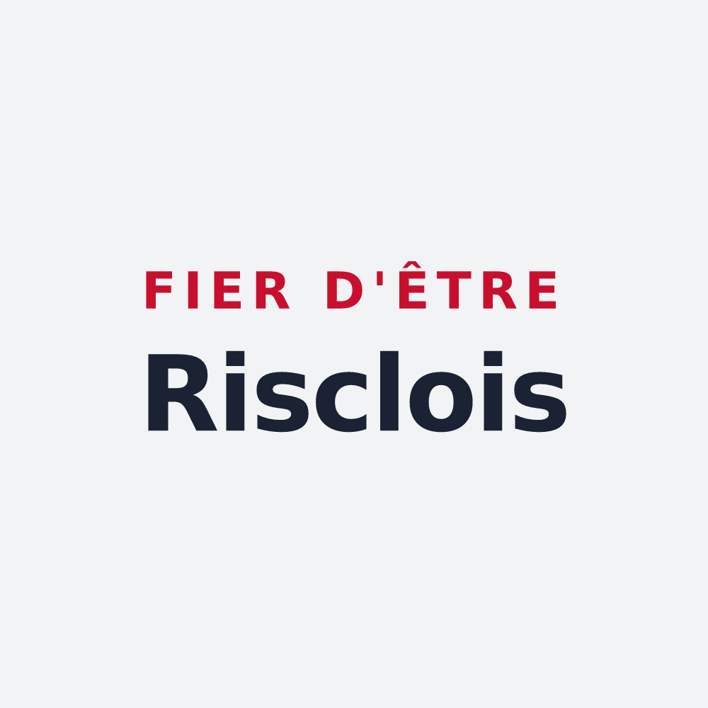 Poster « Fier d'être Risclois » — design pour Riscle
