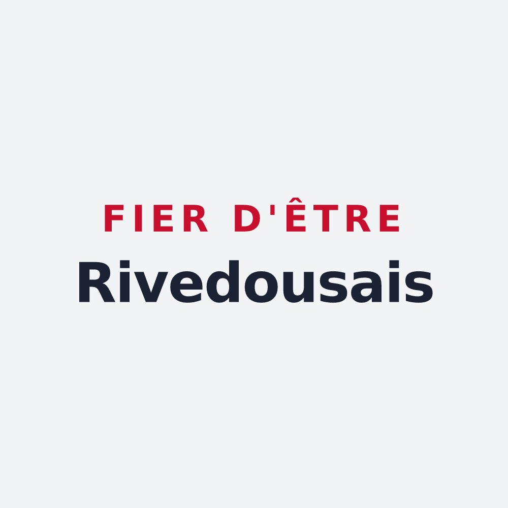 Poster « Fier d'être Rivedousais » — design pour Rivedoux-Plage