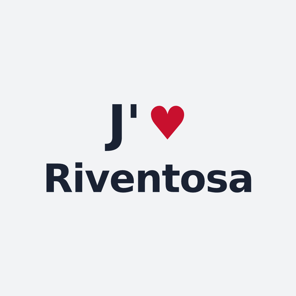 Poster personnalisé Riventosa — design J'aime Riventosa