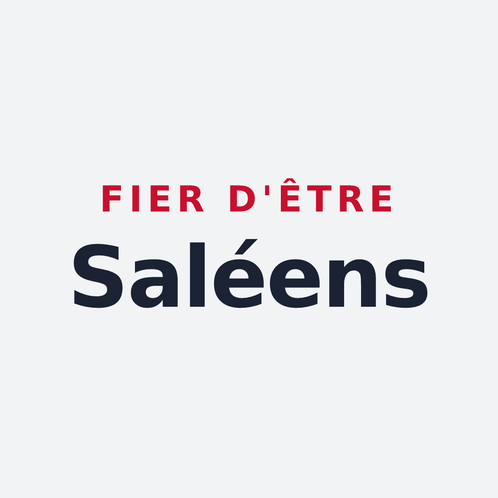 Poster « Fier d'être Saléens » — design pour Rivière-Salée