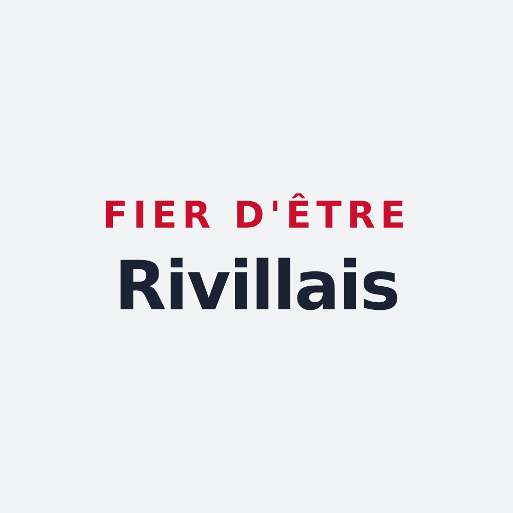 Poster « Fier d'être Rivillais » — design pour Riville