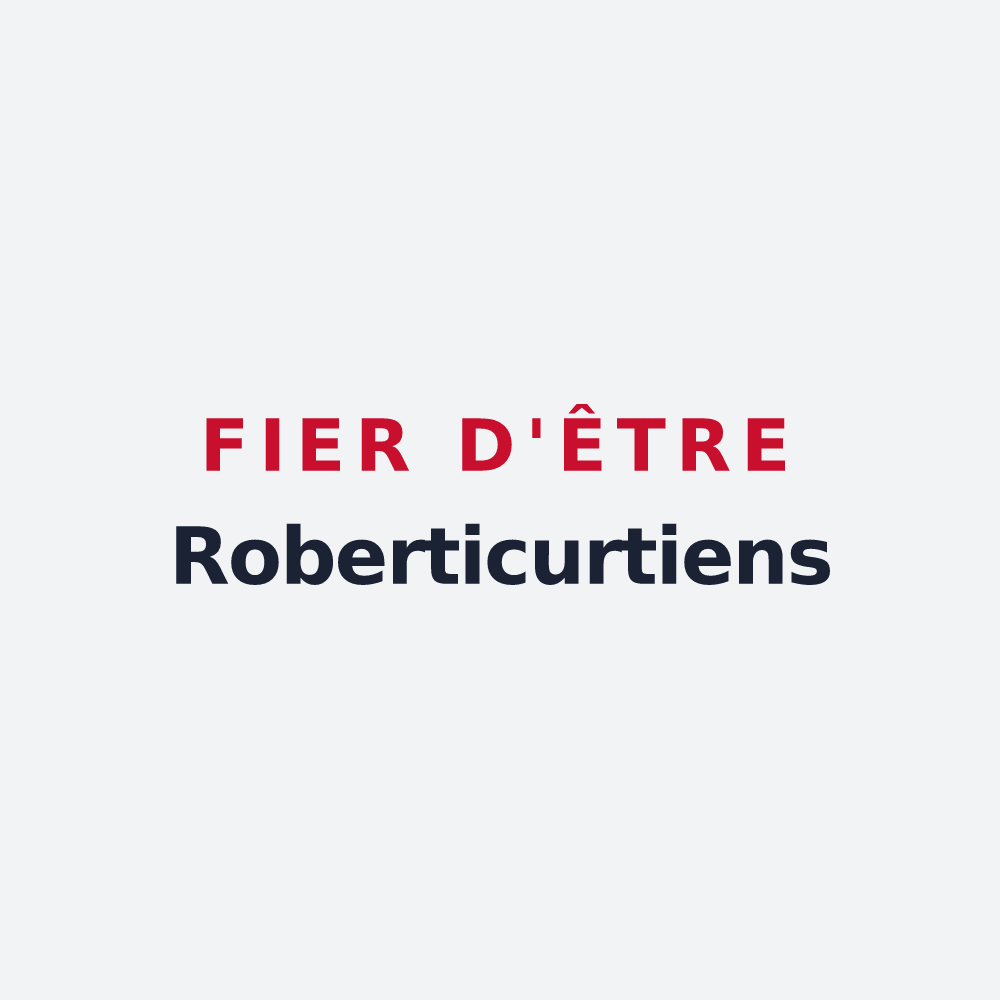 Poster « Fier d'être Roberticurtiens » — design pour Robécourt