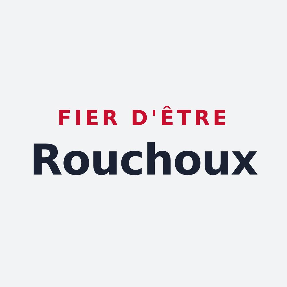 Poster « Fier d'être Rouchoux » — design pour Roche-le-Peyroux