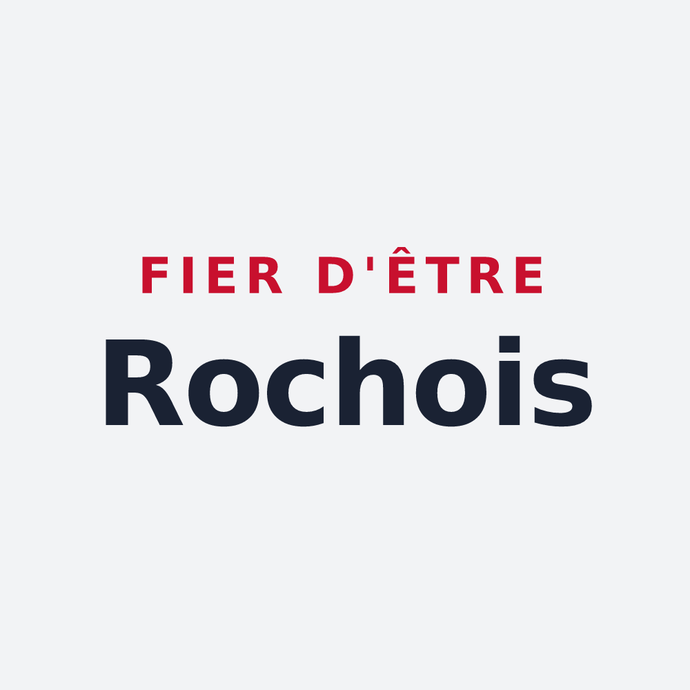 Poster « Fier d'être Rochois » — design pour Roche-Saint-Secret-Béconne