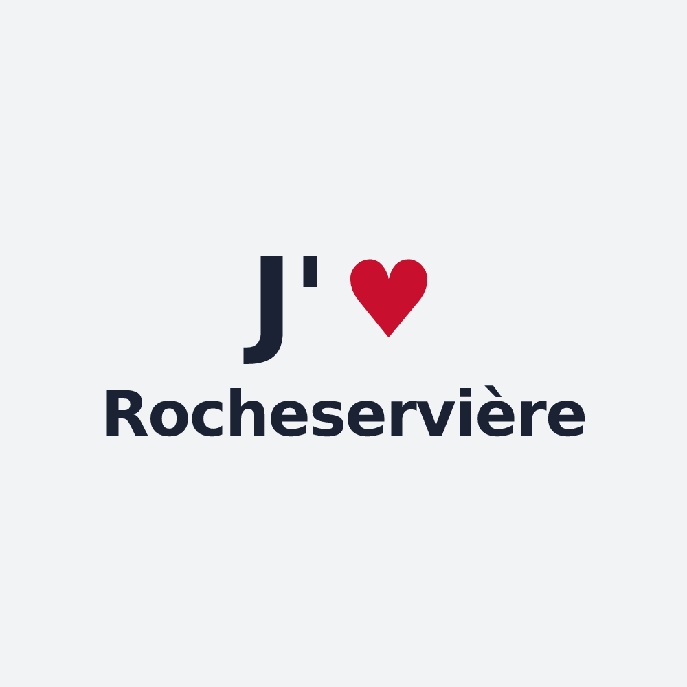 Poster personnalisé Rocheservière — design J'aime Rocheservière