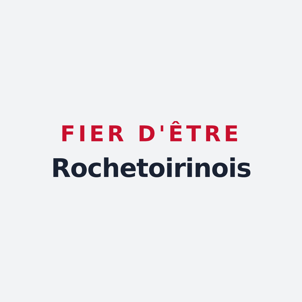 Poster « Fier d'être Rochetoirinois » — design pour Rochetoirin