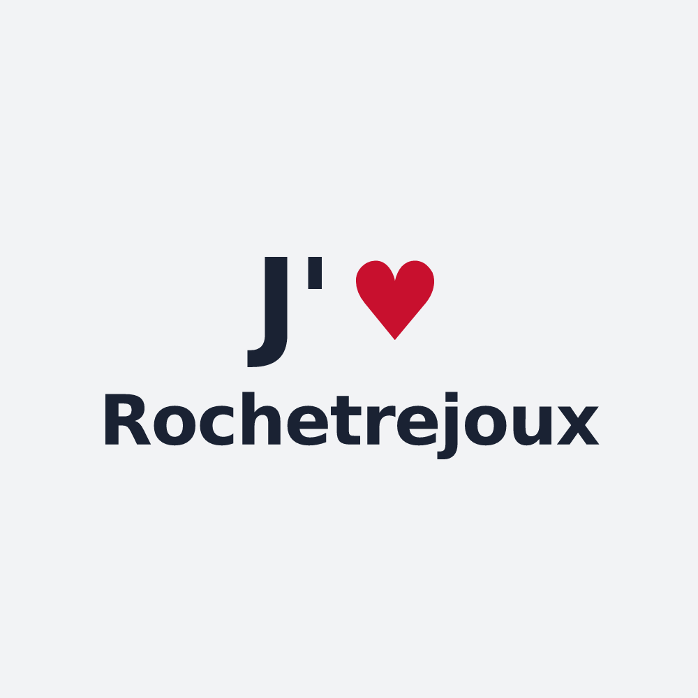 Poster personnalisé Rochetrejoux — design J'aime Rochetrejoux