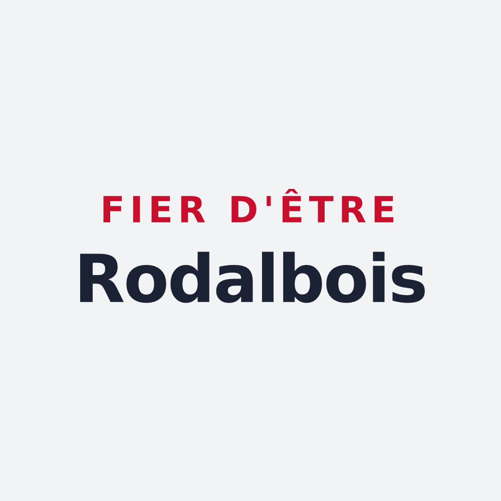 Poster « Fier d'être Rodalbois » — design pour Rodalbe