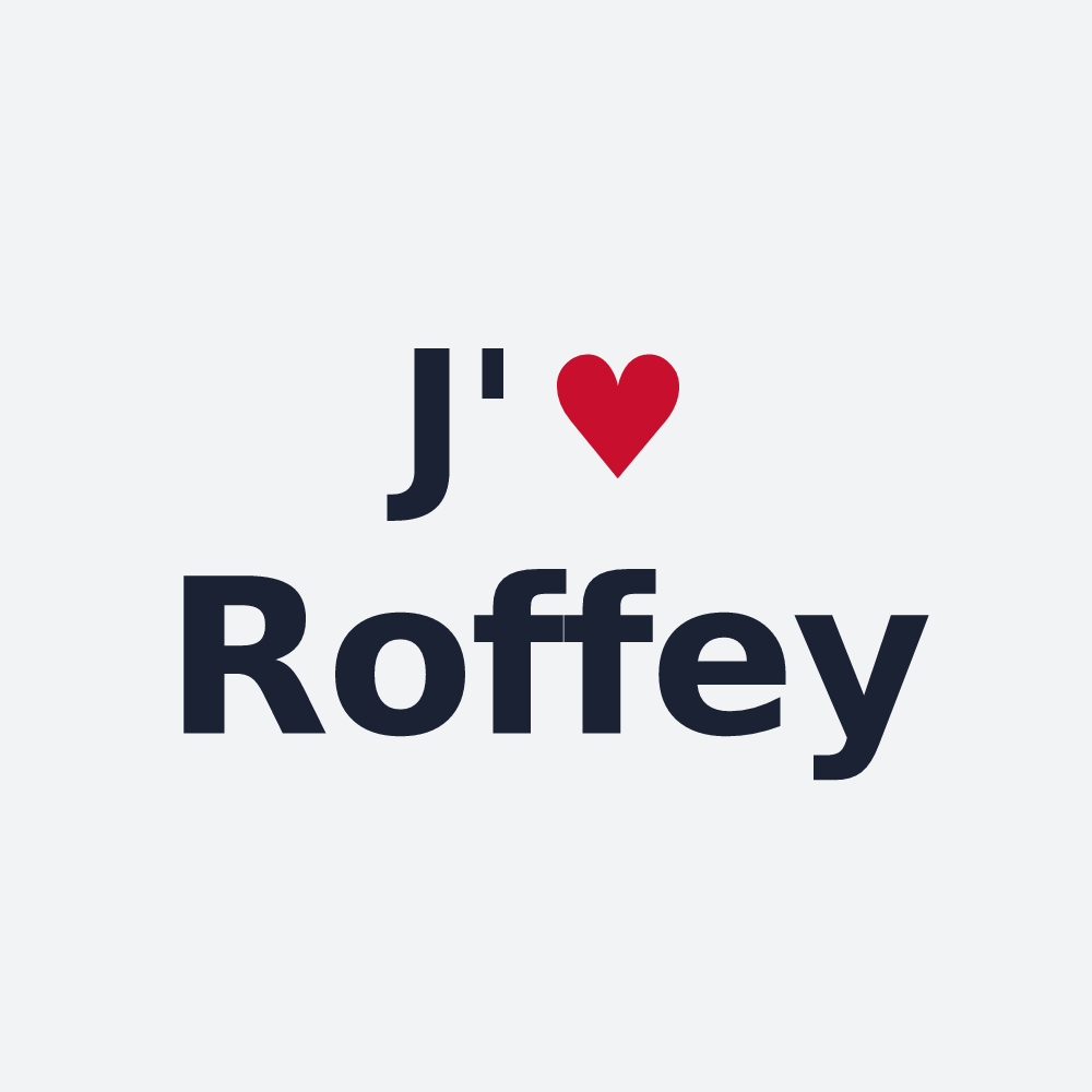 Poster personnalisé Roffey — design J'aime Roffey