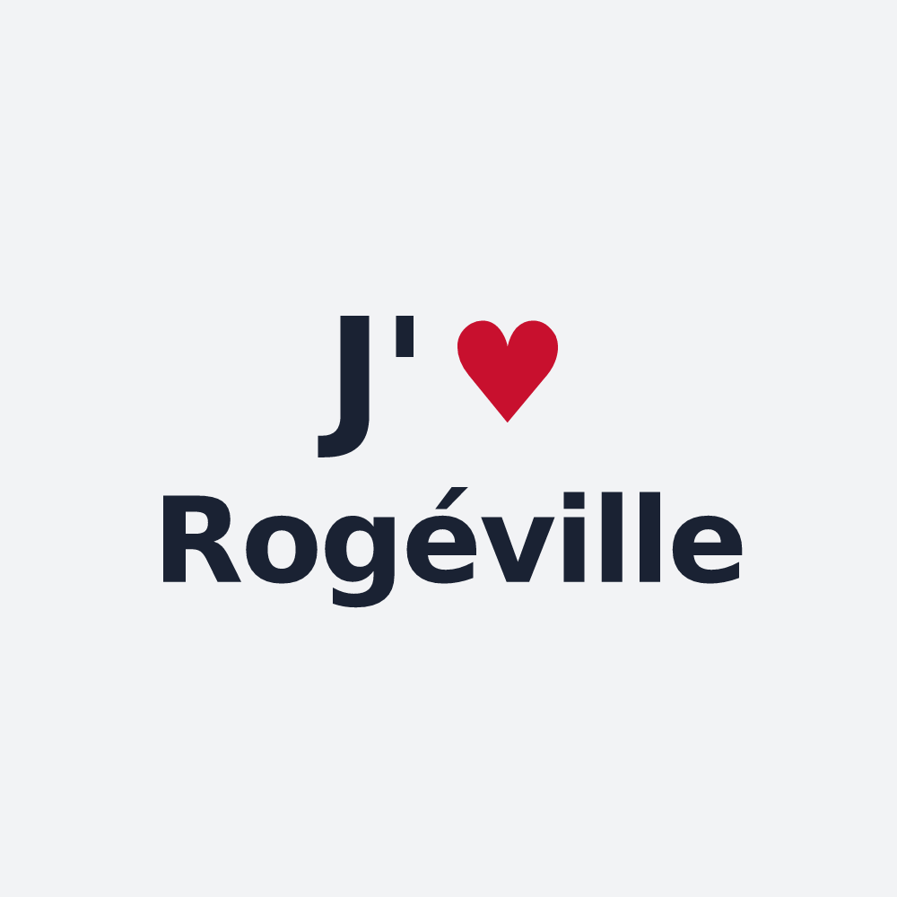 Poster personnalisé Rogéville — design J'aime Rogéville