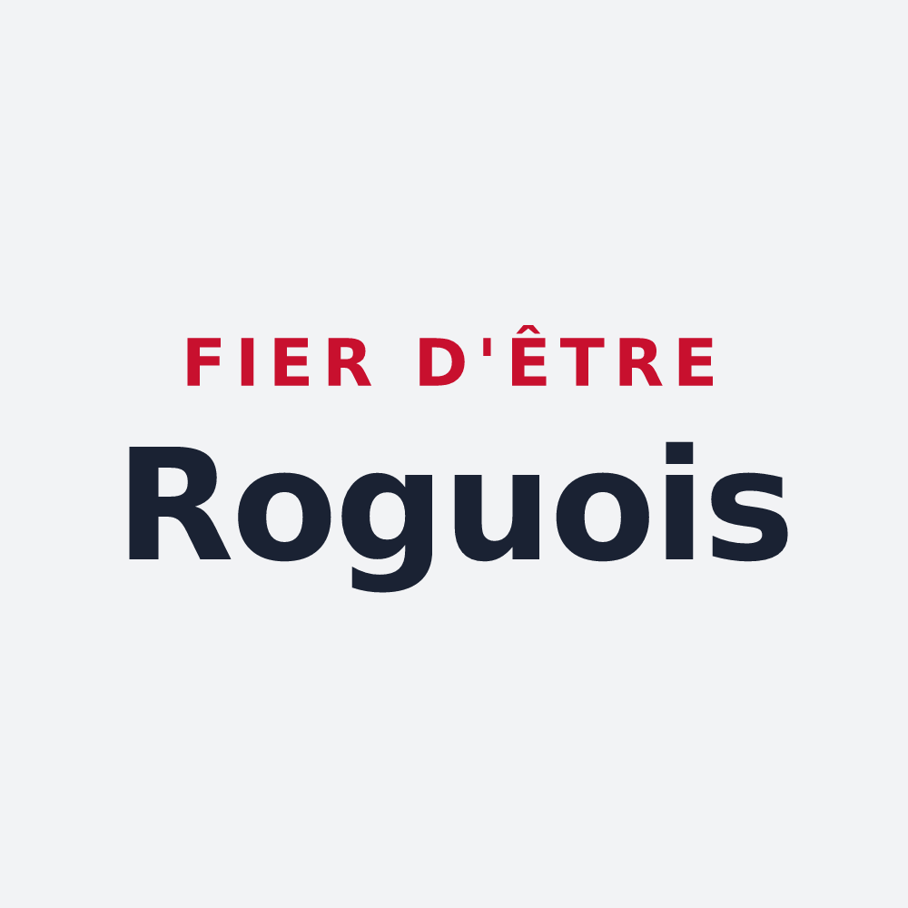 Poster « Fier d'être Roguois » — design pour Rogues