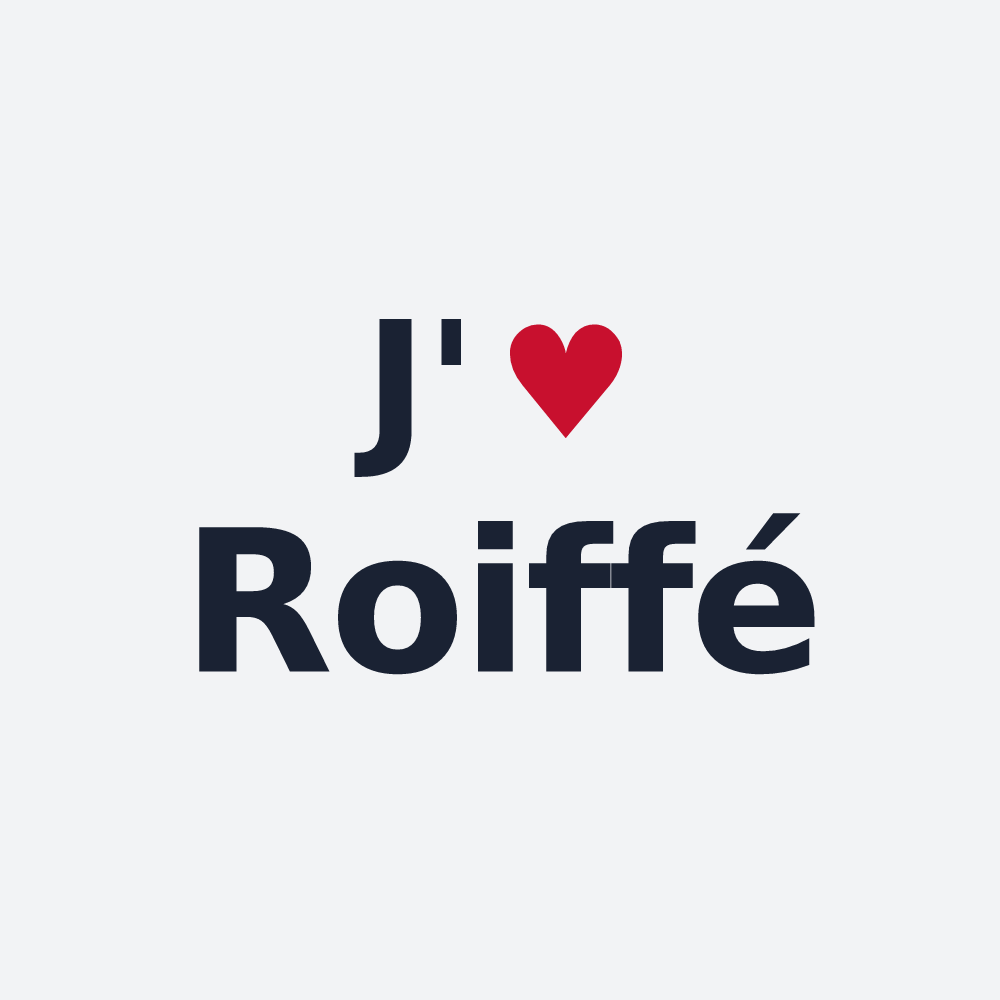 Poster personnalisé Roiffé — design J'aime Roiffé