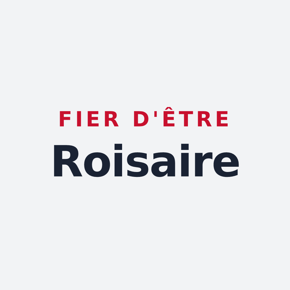 Poster « Fier d'être Roisaire » — design pour Roisey