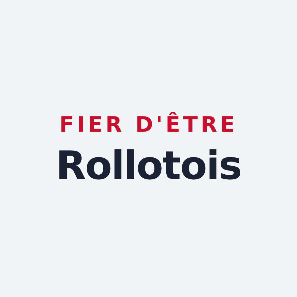Poster « Fier d'être Rollotois » — design pour Rollot