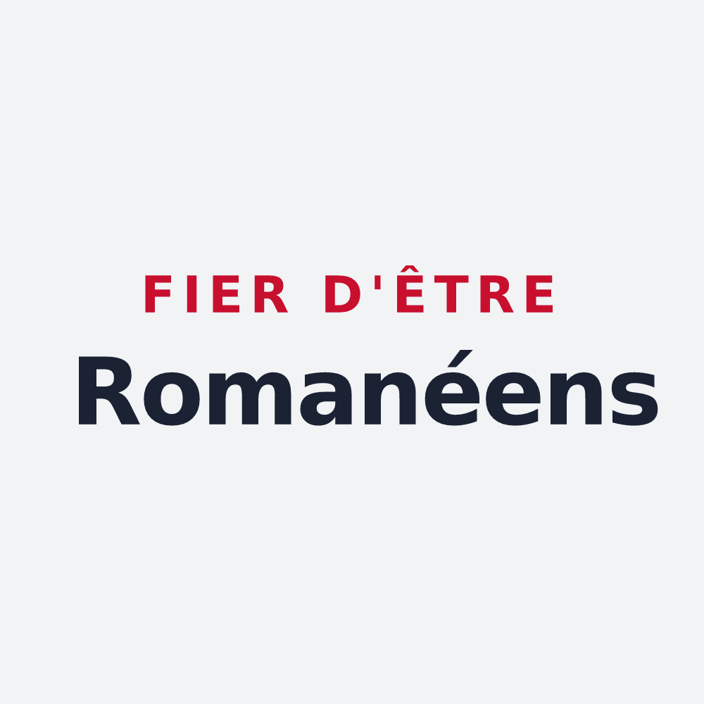 Poster « Fier d'être Romanéens » — design pour Romain-sur-Meuse