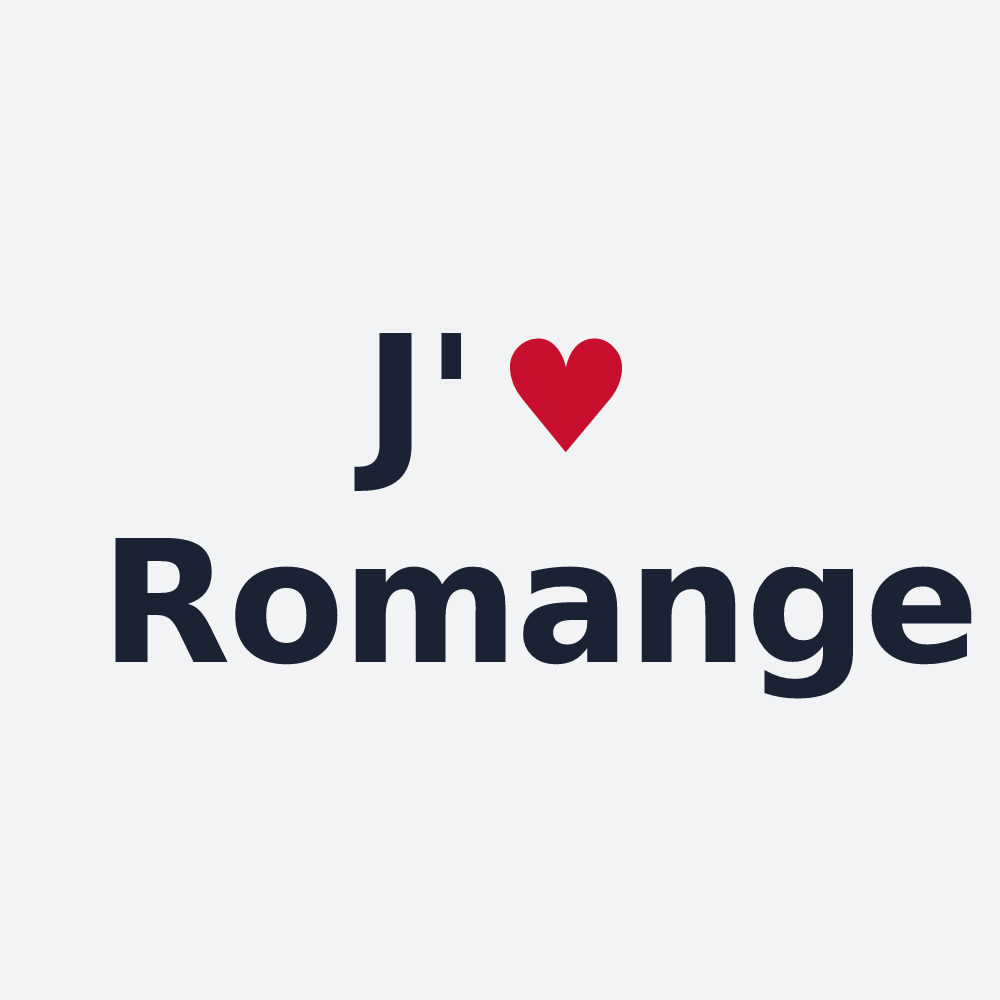 Poster personnalisé Romange — design J'aime Romange
